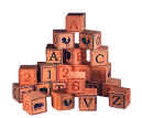 ABC blocks & alphabet sets